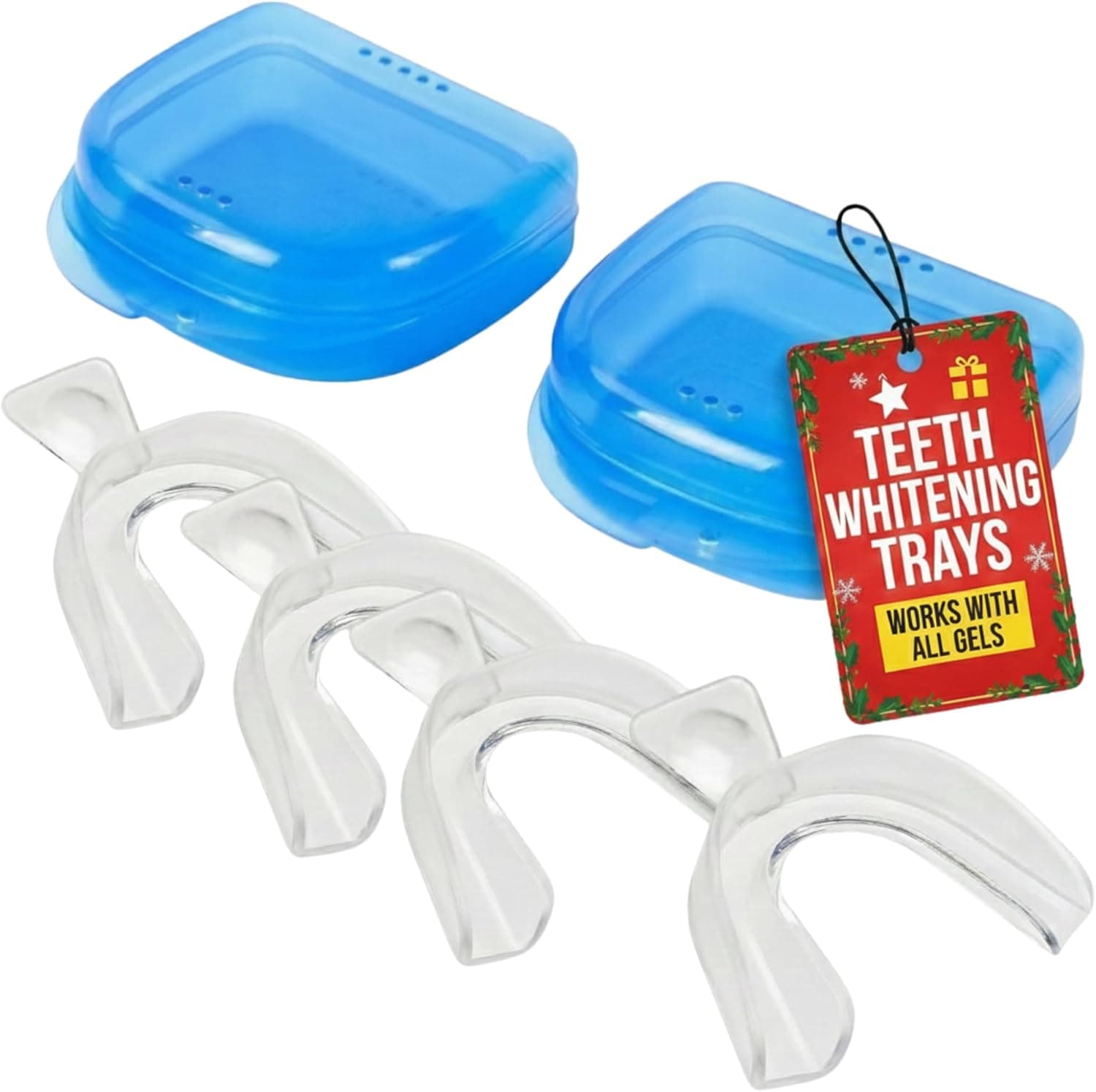 WhiteGlow Custom Moldable Whitening Trays (4-Pack) - Image 1